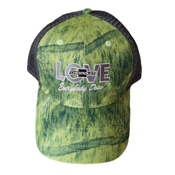 Camouflage Camo Love Chevrolet Chevy Mesh Back Dealership - Picture 1 of 4